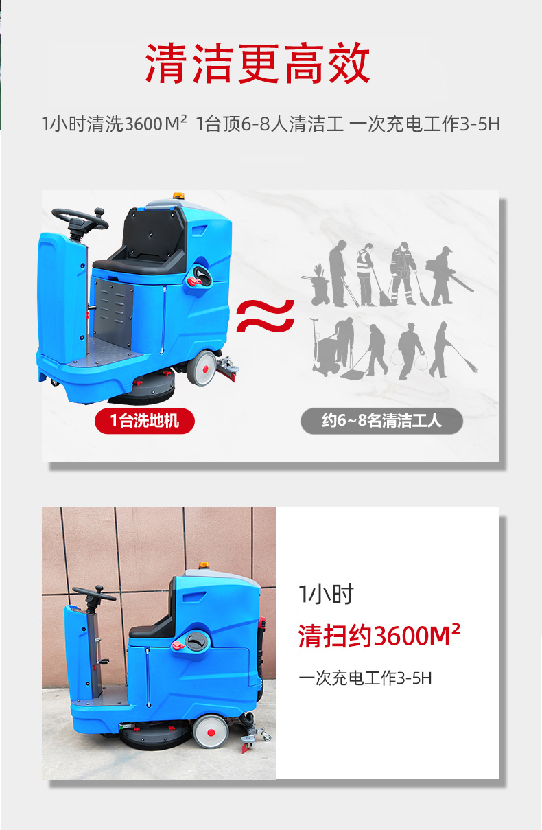 綦江驾驶式洗地机更适合用在高铁站